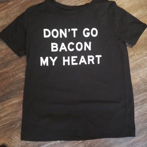 Short Sleeved Black Tee